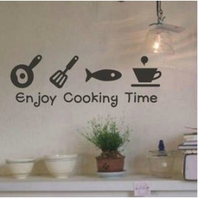 Enjoy Cooking Time - Kitchen & Dinner Wall Sticker