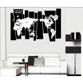 A Map of The World Wall Sticker