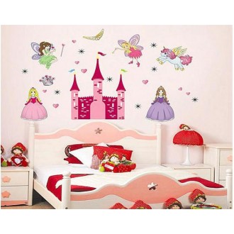 The Fairy Princess Castle - Kids & Nursery Wall Sticker