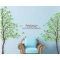 Two Trees Wall Sticker
