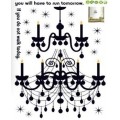 Crystal Chandelier Wall Sticker